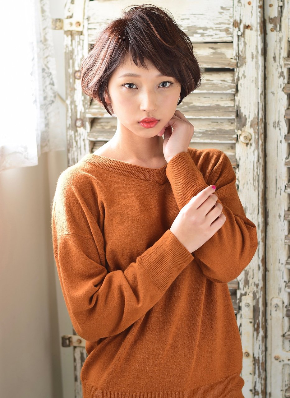  ゆるパーマのこなれ感ひし形グランジマッシュ