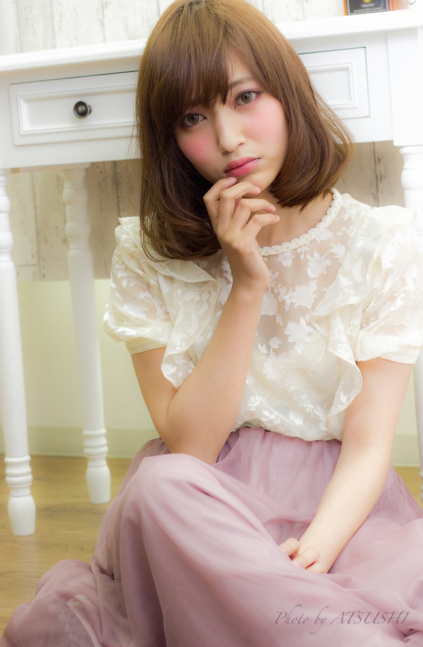 【RECIEL 伊藤】お嬢様風・内巻きストレートボブ