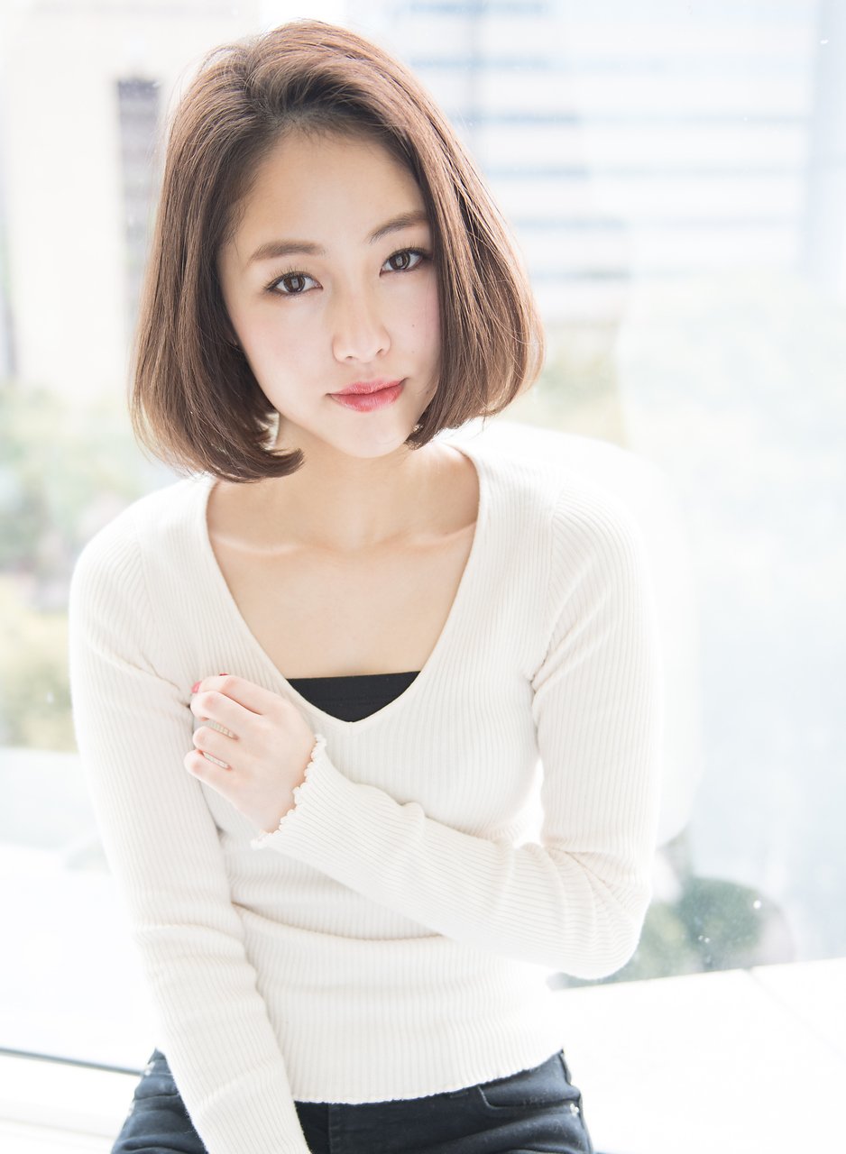 シャンドゥール栄　大人かわいいショートボブ　by宮本