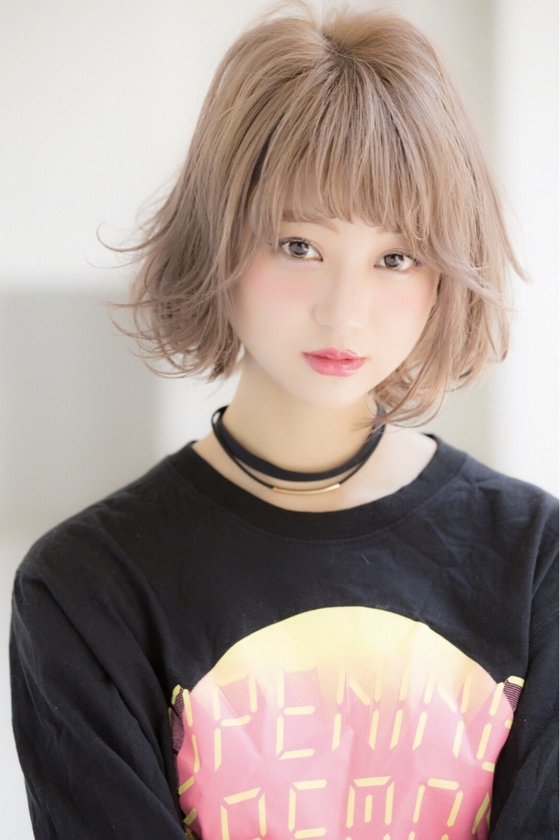 【Euphoria】ラベンダーカラーで透明感UP♪辛×甘MIXお洒落ボブ