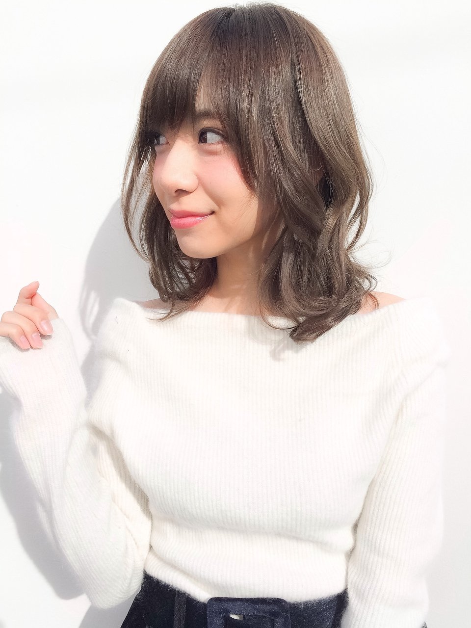 【atreve表参道】フリンジバングひし形カールボブ　渡邉拓也