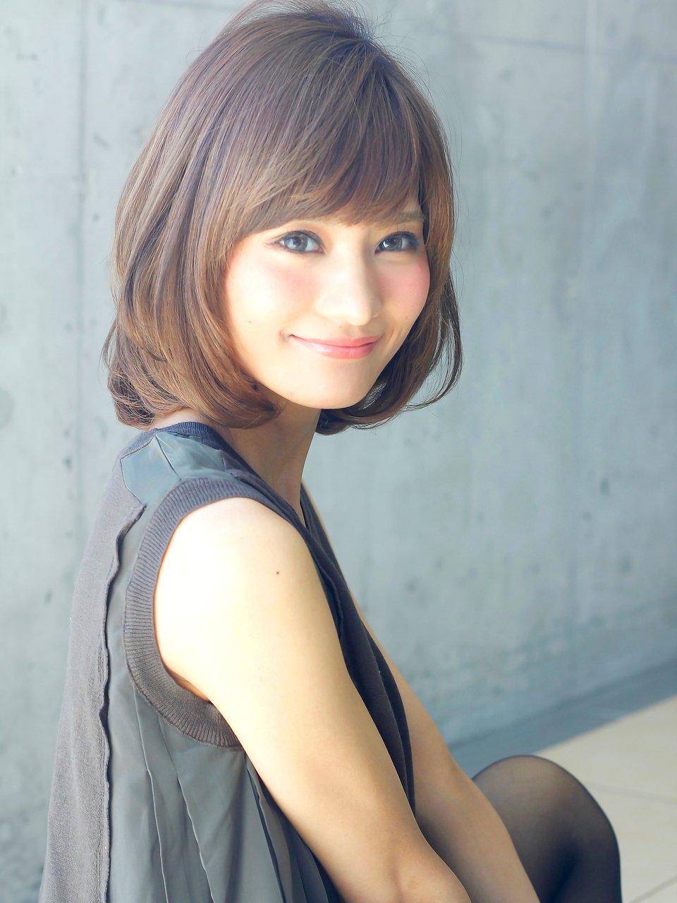 銀座XELHA小顔カットで大人かわいいボブ♪
