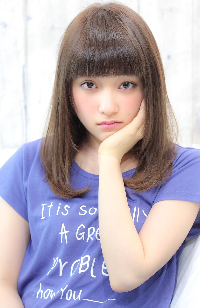 大人かわいいナチュラルワンカール#艶アッシュブラウン！