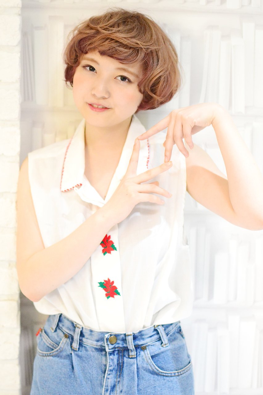 【Meria by Atria】ピンクインナーカラー×ラウンドマッシュ