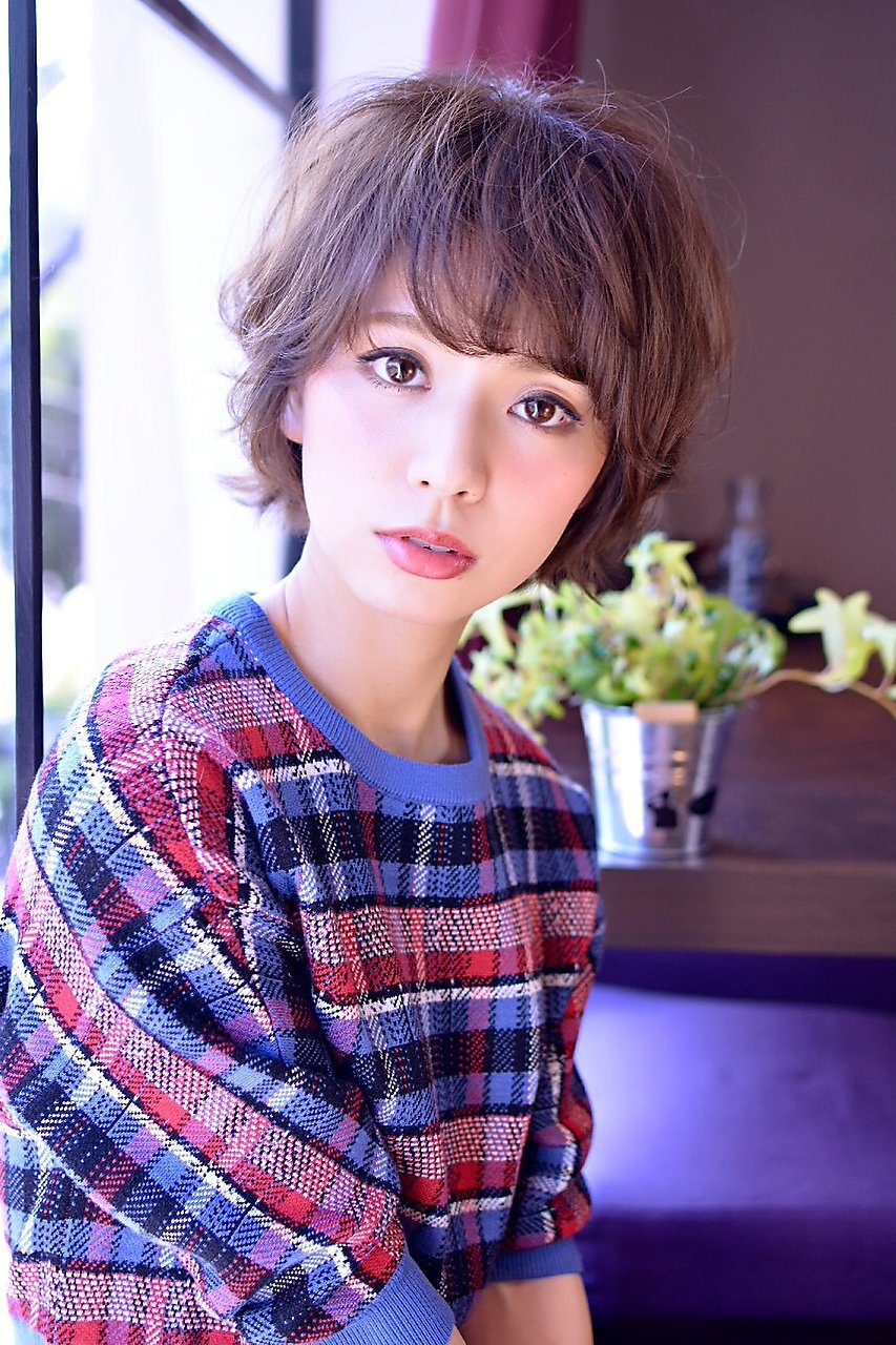 【愛され女子☆段然カワイイ】小顔フェミニン☆ショート