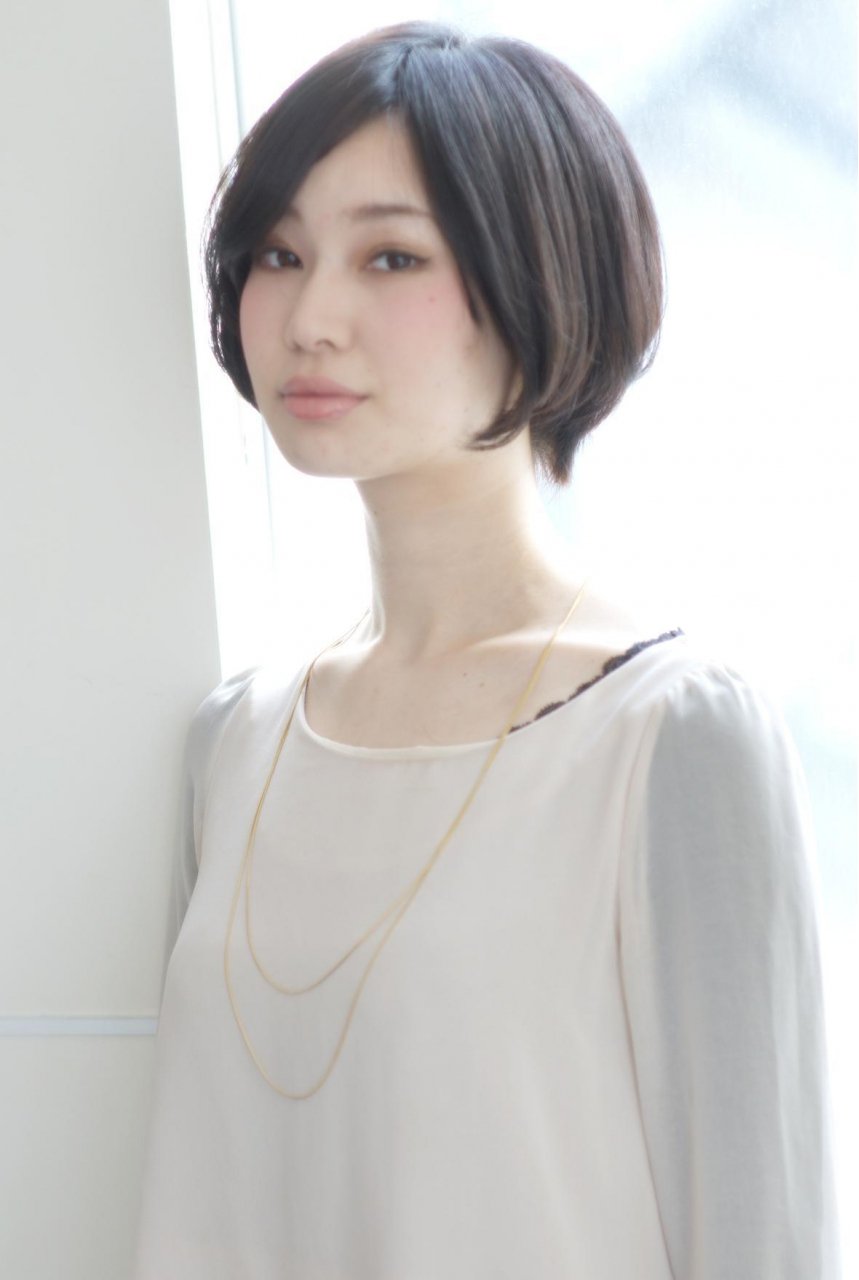 黒髪の為のショート