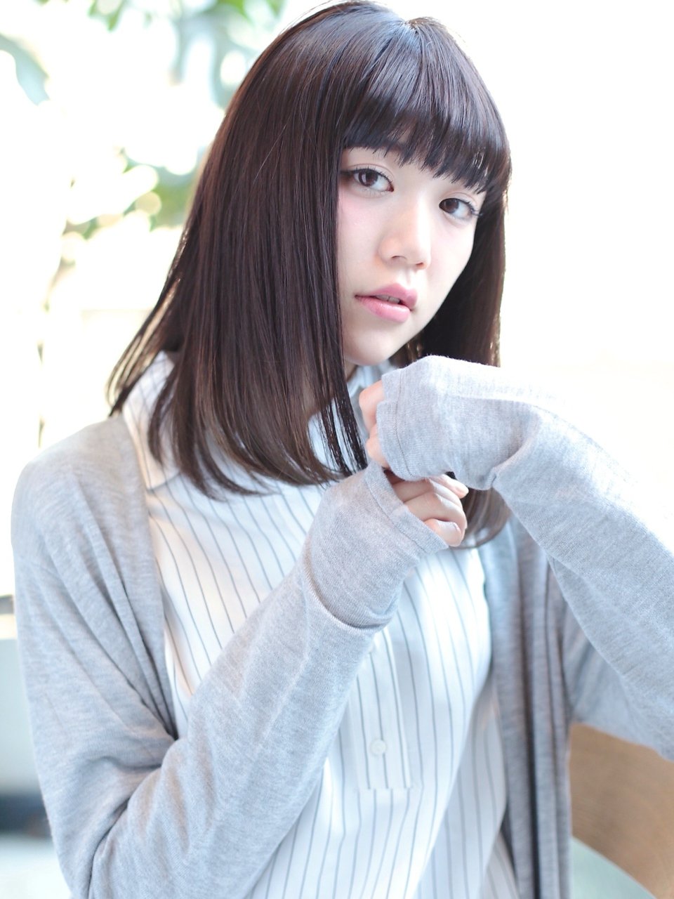 HOULe【根岸宏幸】ナチュラルかわいいワンレンミディ☆