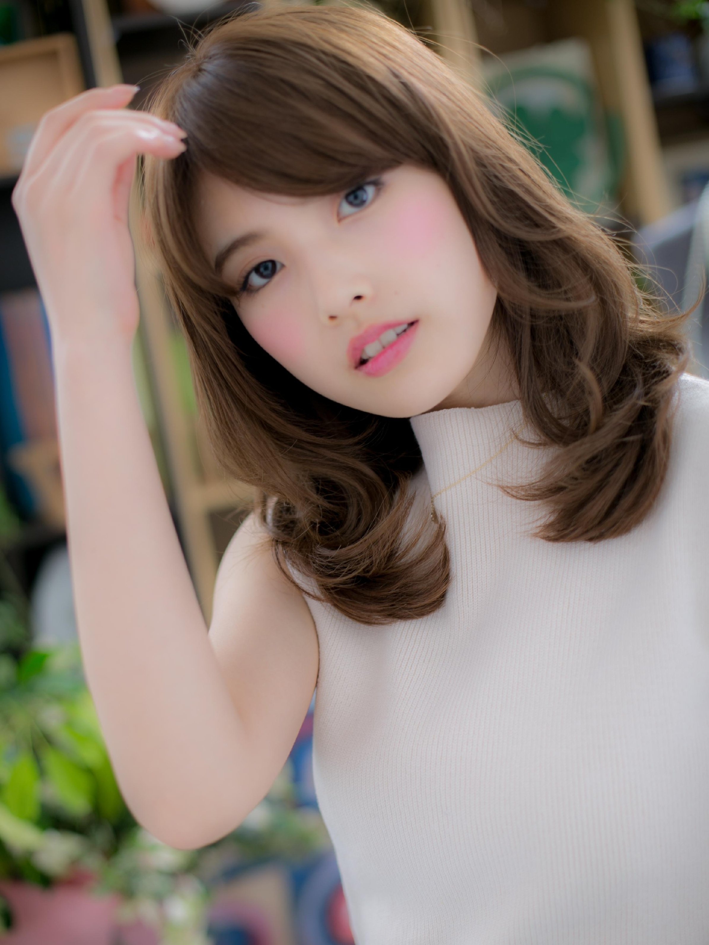 フレアカールの甘・ゆる大人女子