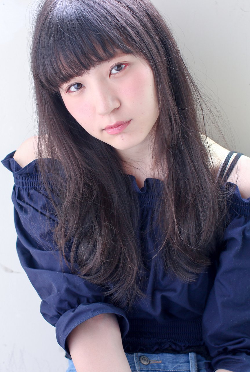 清楚系イルミナグレージュ★こなれストレート★feuille中村大輔