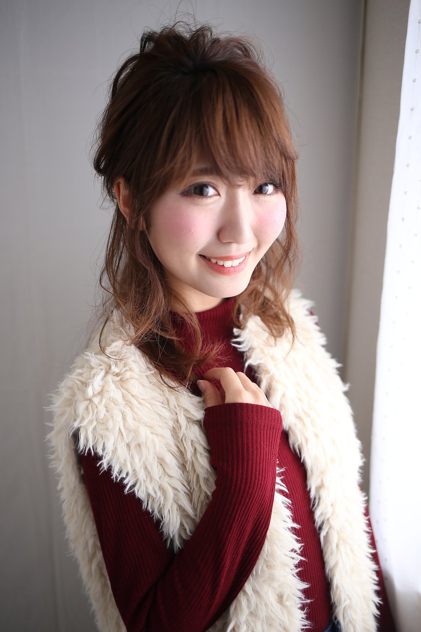 大人ハーフアップ