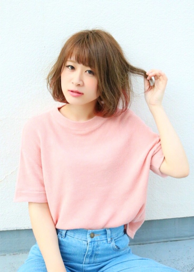ツヤ感が可愛いフェアリーボブ