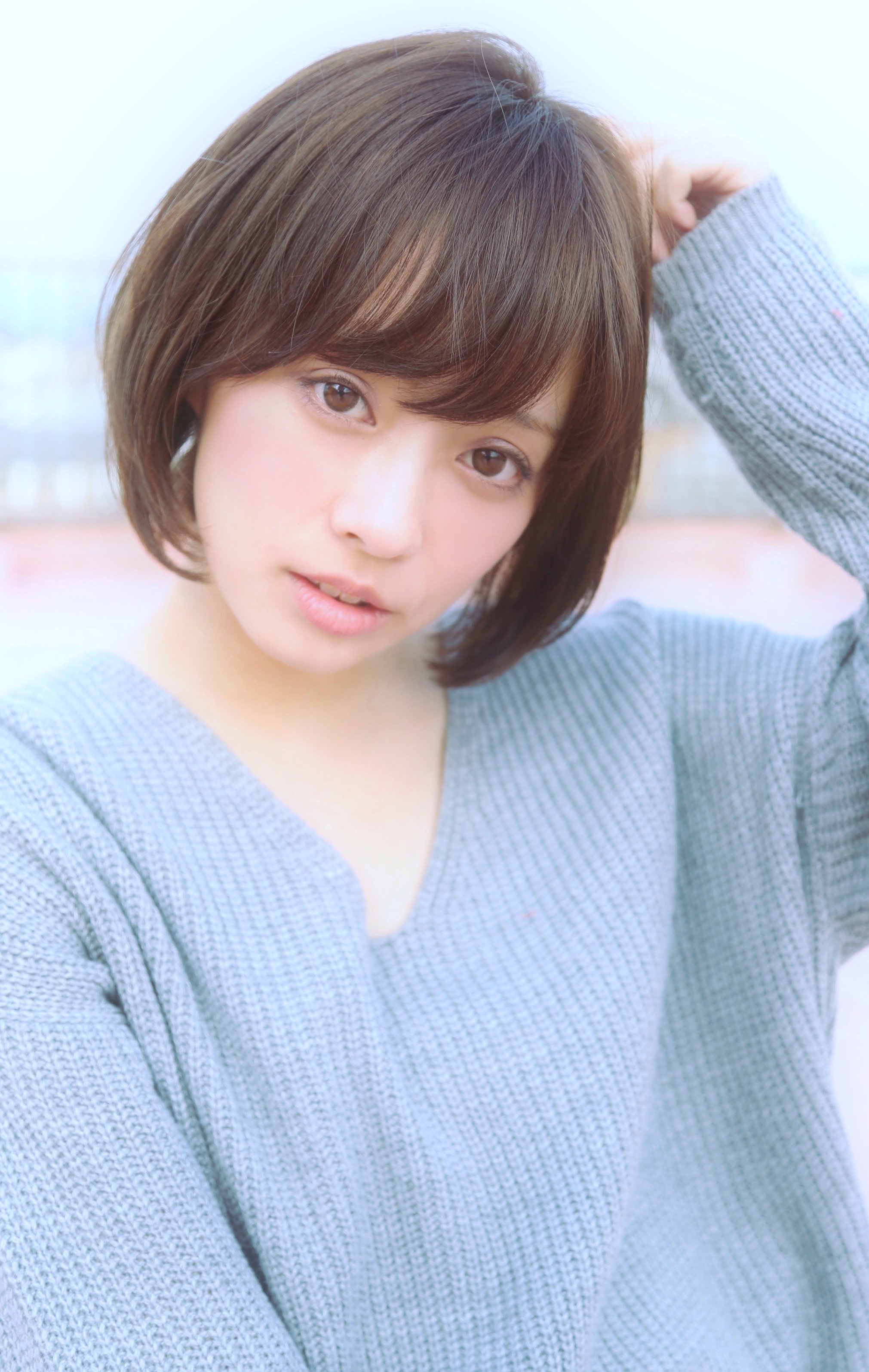 大人可愛い☆小顔ワンカールショートボブ