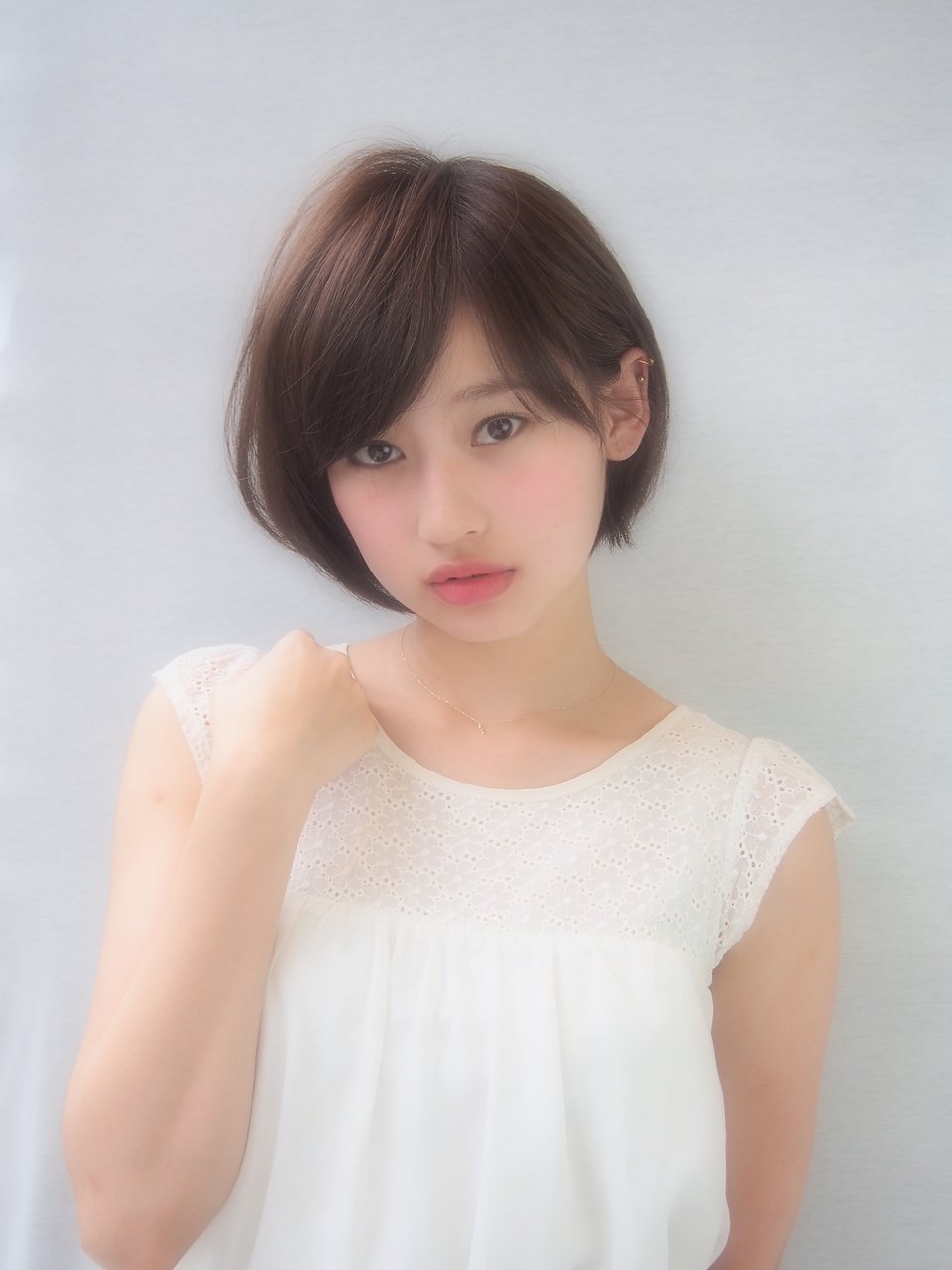 ＜Nove＞３Dカラー×愛され耳かけボブ
