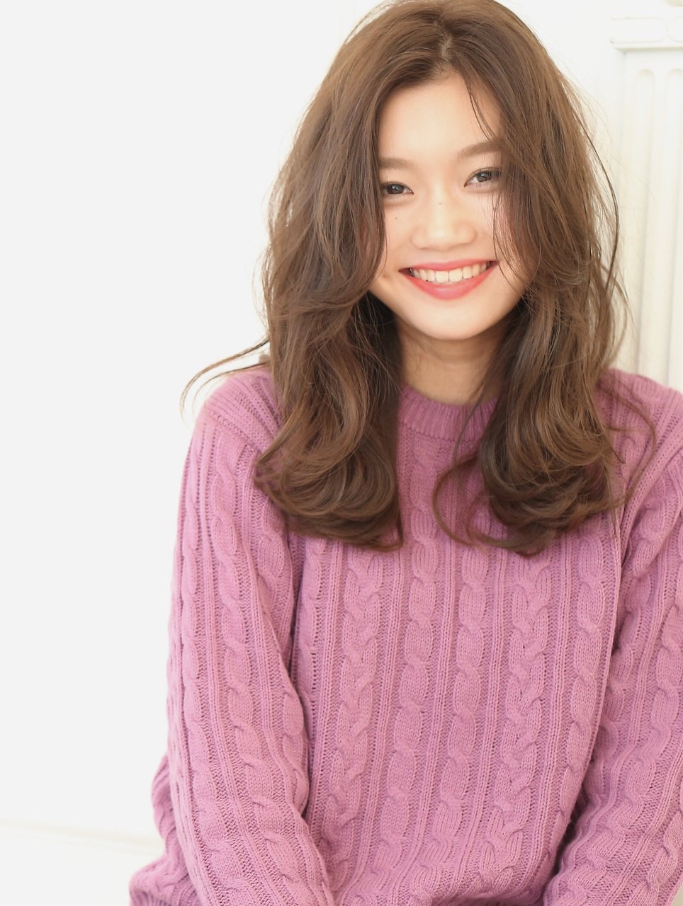【JILLbyGIEN】ナチュラルグレージュ×センターパートミディ