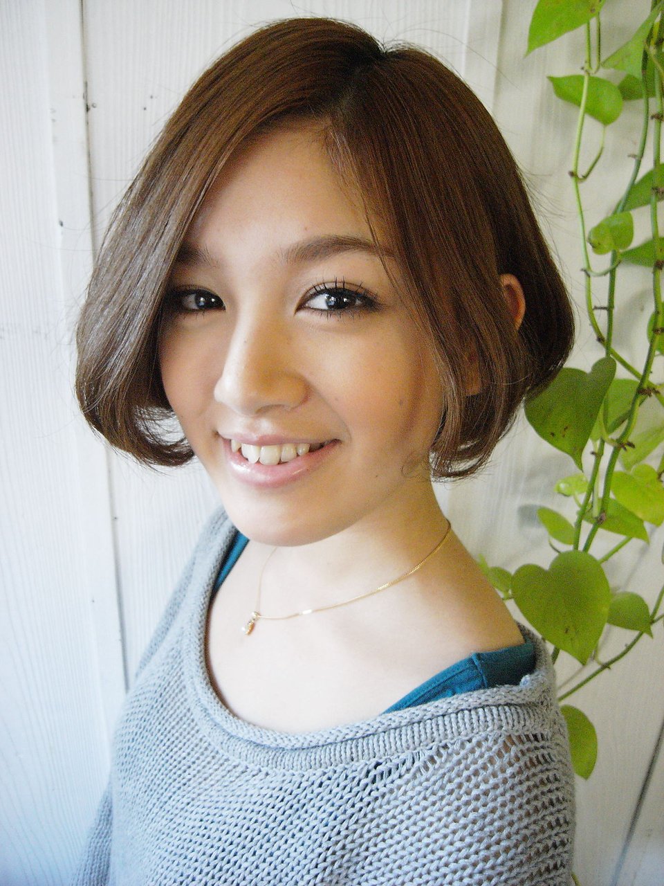 大人かわいいAラインボブ