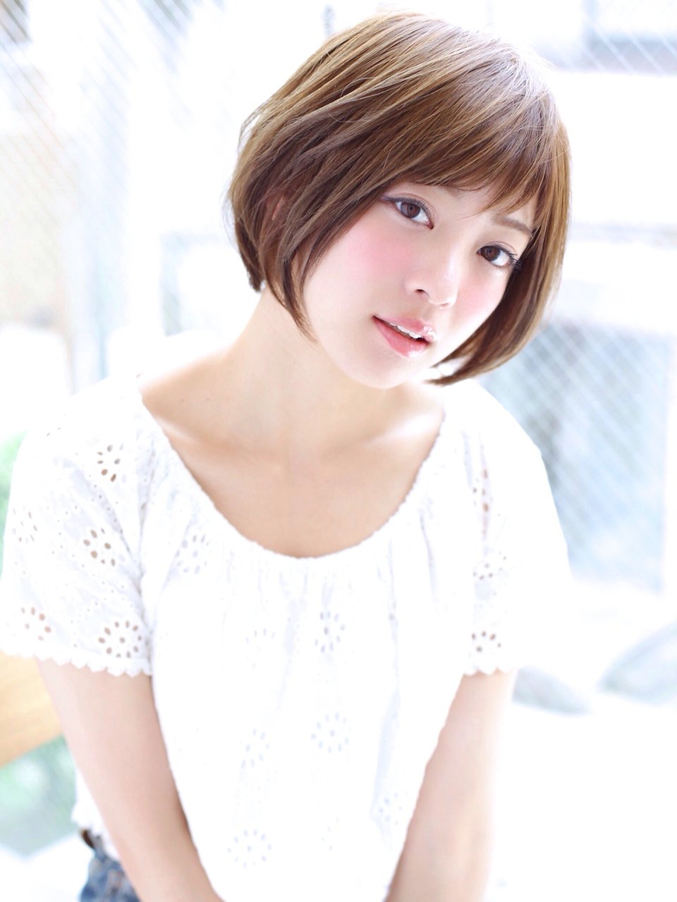 HOULe【根岸宏幸】ナチュラルかわいい☆丸みのあるショートボブ
