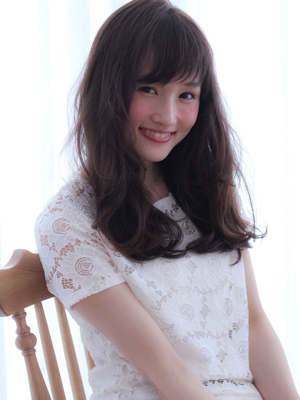 【Violet】アシンメトリーショート前髪×ナチュラルウェーブ 