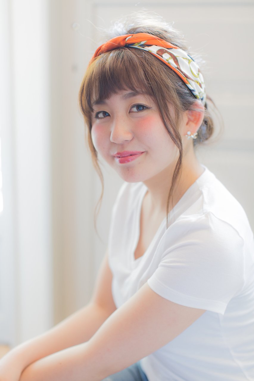 簡単こなれ演出！シティーガールのギブソンタック。