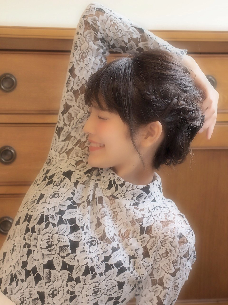 【peace omotesando】モテ可愛いシニヨンボブアレンジ