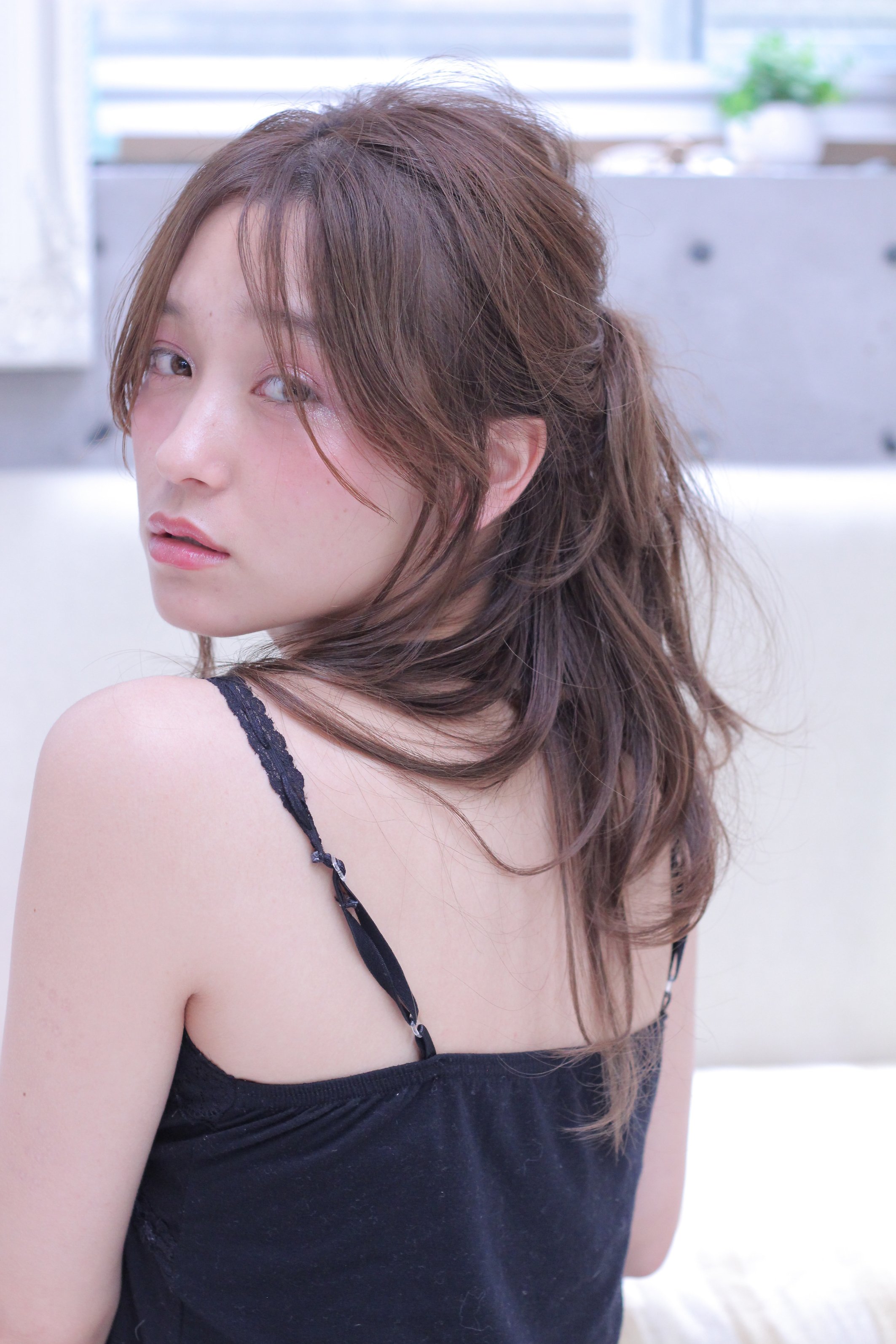 cache cache★セクシーに魅せる・簡単可愛いハーフアップ