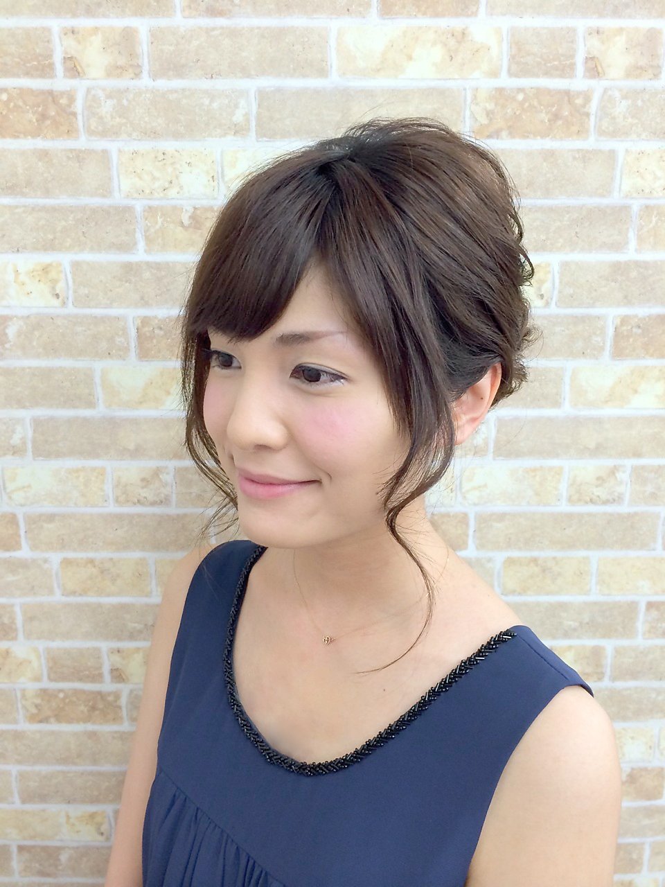 毛流れで魅せるふんわり柔らかアップスタイル★夢館★