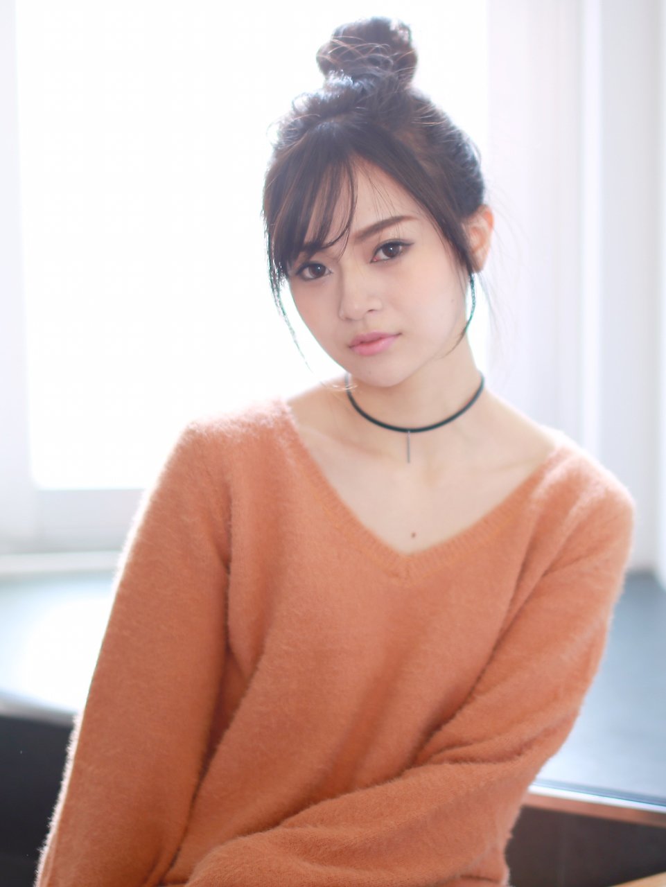 ルーズお団子×後れ毛アレンジ☆
