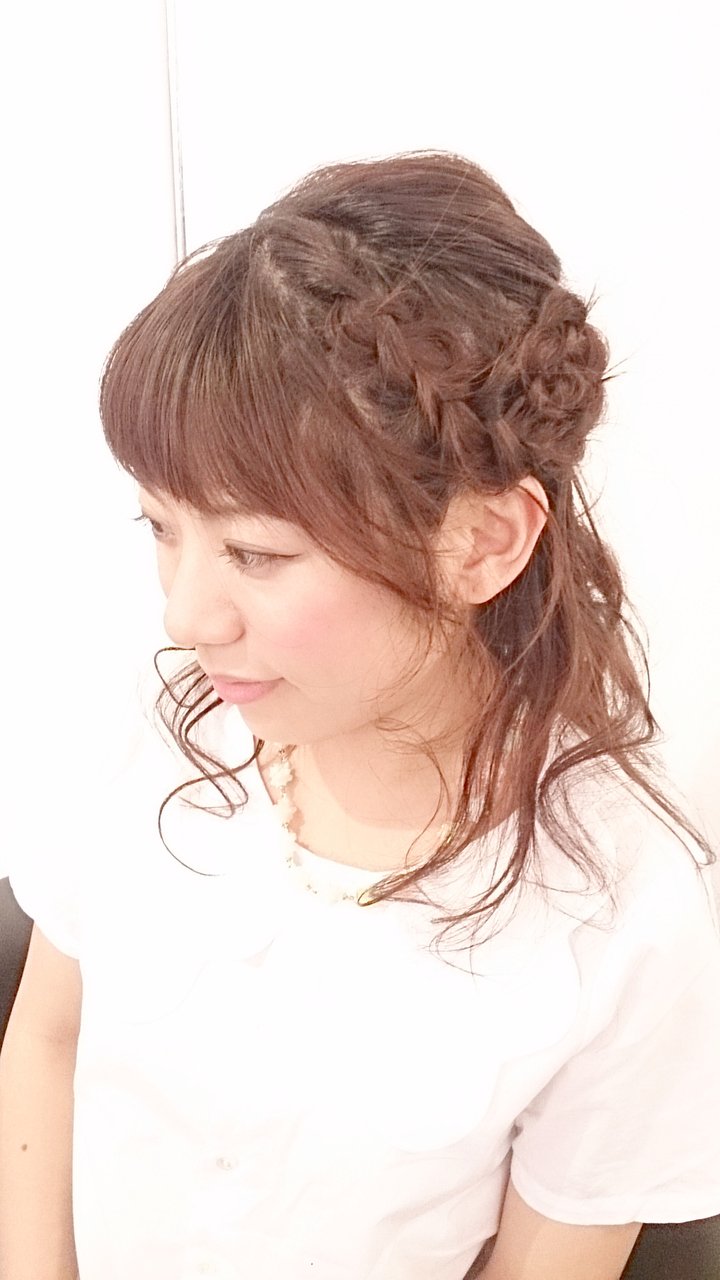 ハロウィンヘアアレンジ★プリンセスハーフアップ
