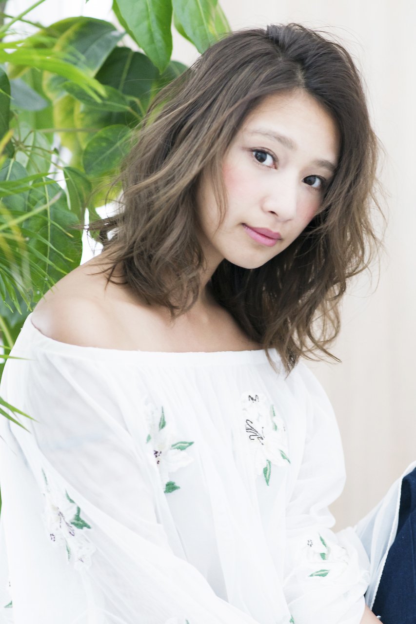 リバースカールで大人ふんわりグラデミディ【U-REALM 井上信洋】