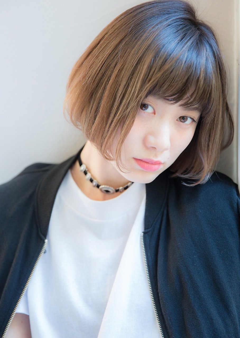 angel.gaff日比野グラデーション×ショートボブ