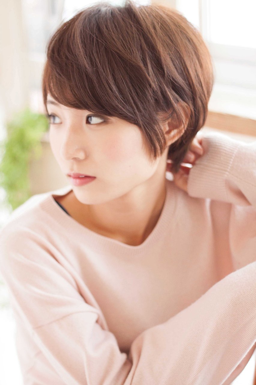 癒し系ショート＊スポンテニアスフリンジバング＊マッシュボブ