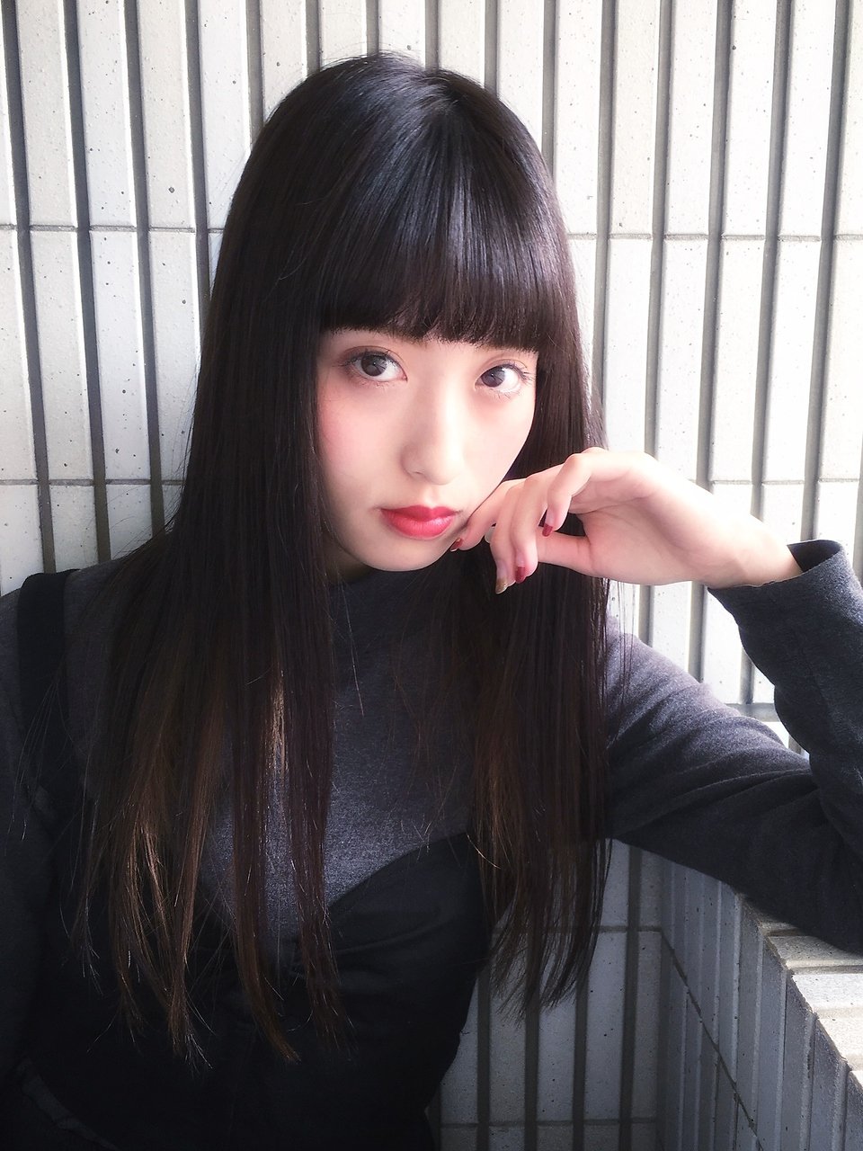 アンフィフォープルコ★ちょい重バングのストレート