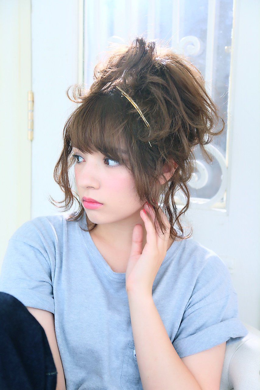 Bella菅野☆褒められ髪☆ルーズなアップスタイル