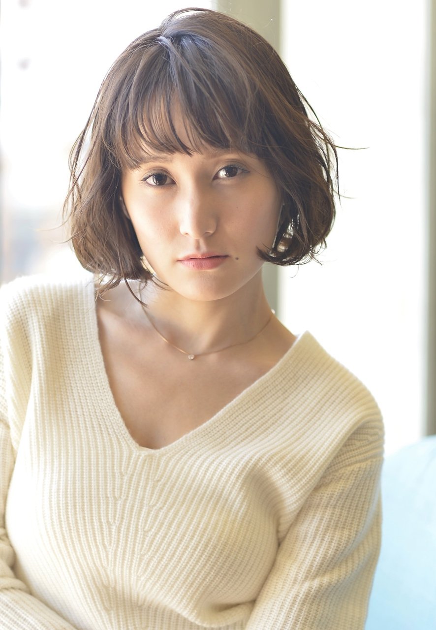 大人可愛い、ワンレンボブ【nanana parena】３
