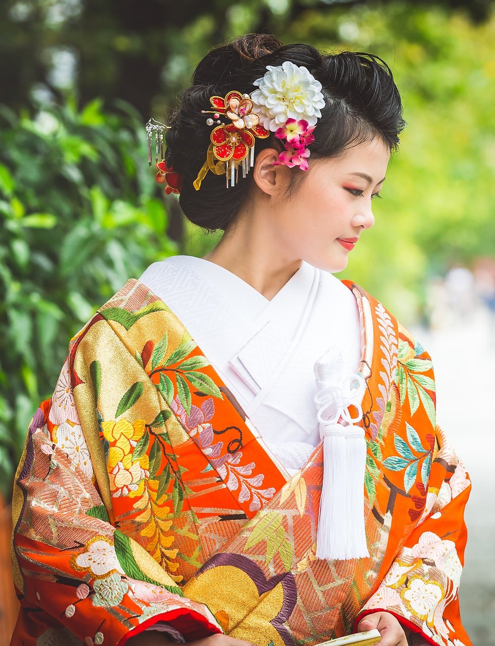 【花嫁ヘア・色打掛】和風モダンヘア☆夢館☆　