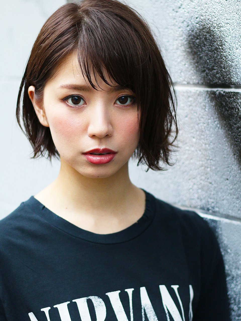 ＊グレージュ×外ハネ＊ボブ３　小顔◎「GAFF表参道　岡田道好」