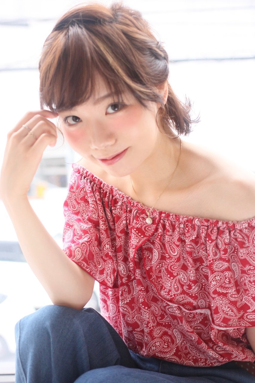 簡単！外ハネアレンジでみんなの視線を釘付け！
