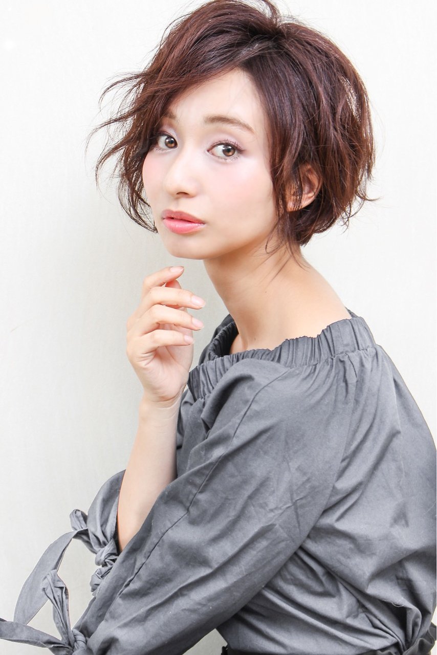 『mafola徳島』大人可愛い☆セミウェットワンサイドショート