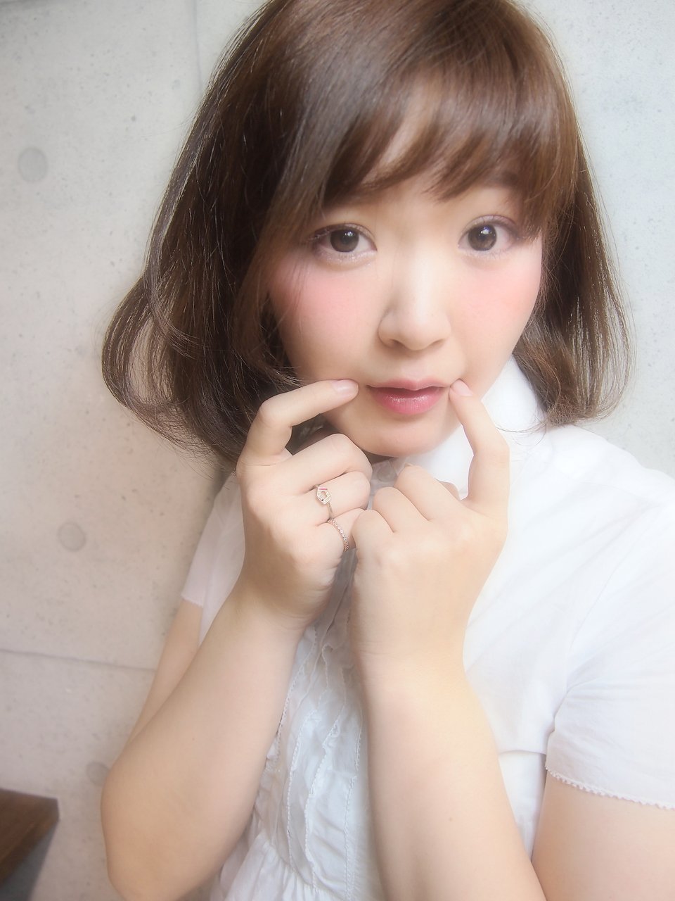 【CAN】モテふわアシメバング×内巻きボブ
