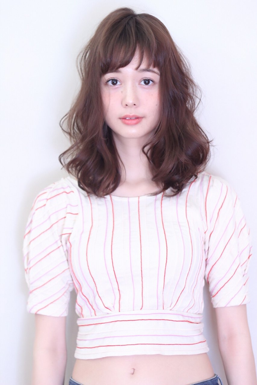 【表参道】ふわふわキュートな外国人風ミディアム 藤沢
