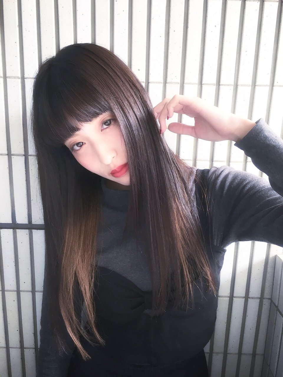 アンフィフォープルコ★ちょい重バングのストレート