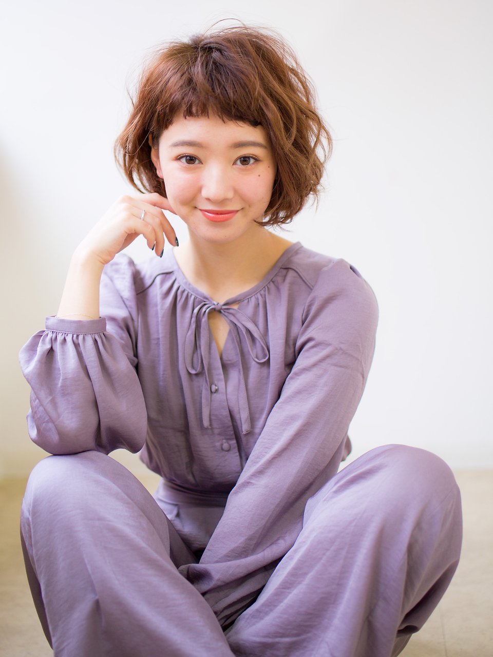 ＊*Gem Garden*＊ハネさせない☆耳かけマッシュショートボブ