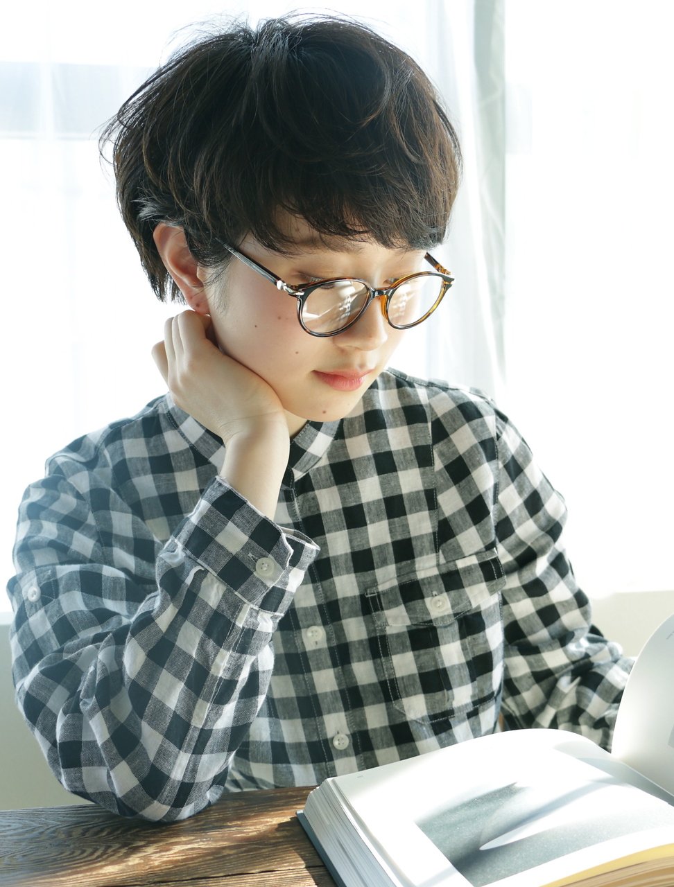 【nanuk】スタンダードなショートヘア◇自毛っぽいアッシュが◎