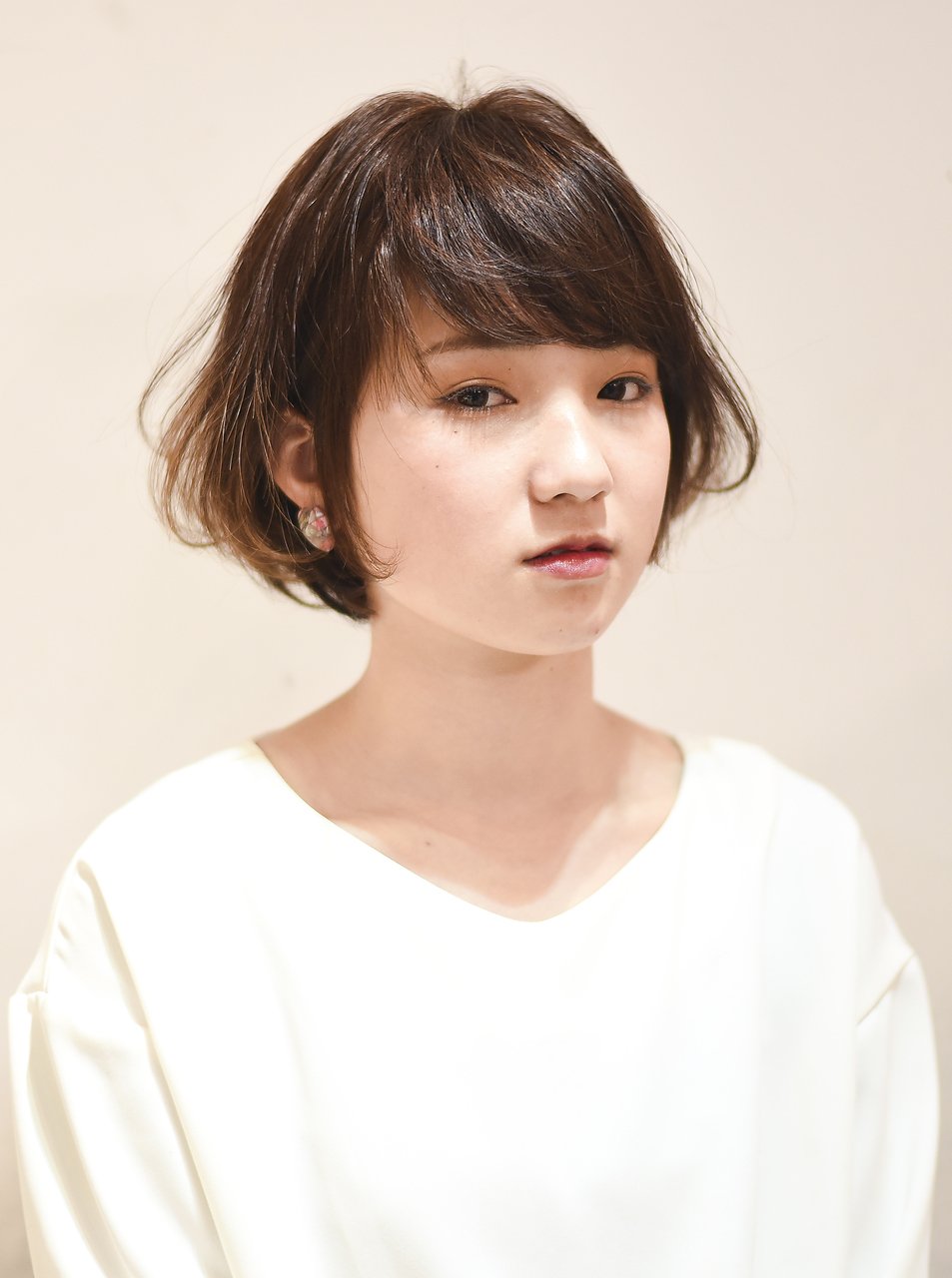 【snob rico.】大人フレッシュボブx爽やかショコラベージュ