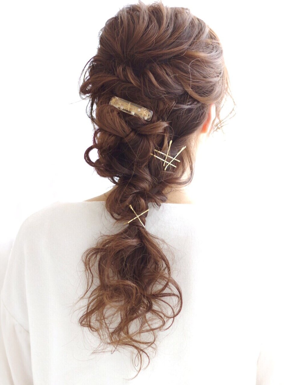 ダウンヘアアレンジ