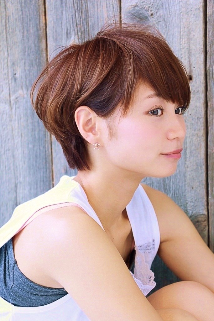 【＋〜ing deux】カライング流耳かけショートSTYLE【三橋歩】b