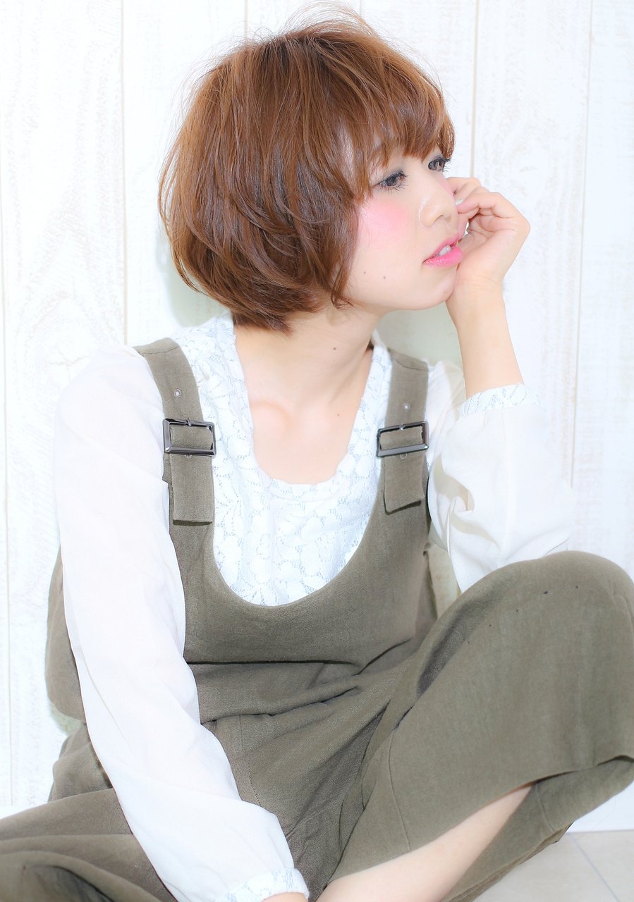 【raffine】ぼさクシュが大人可愛いシナモンショート(土屋健司)