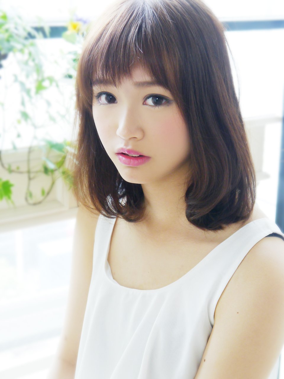 【ヘアジュレドゥ 花井】 愛されバングでモテふわミディ☆