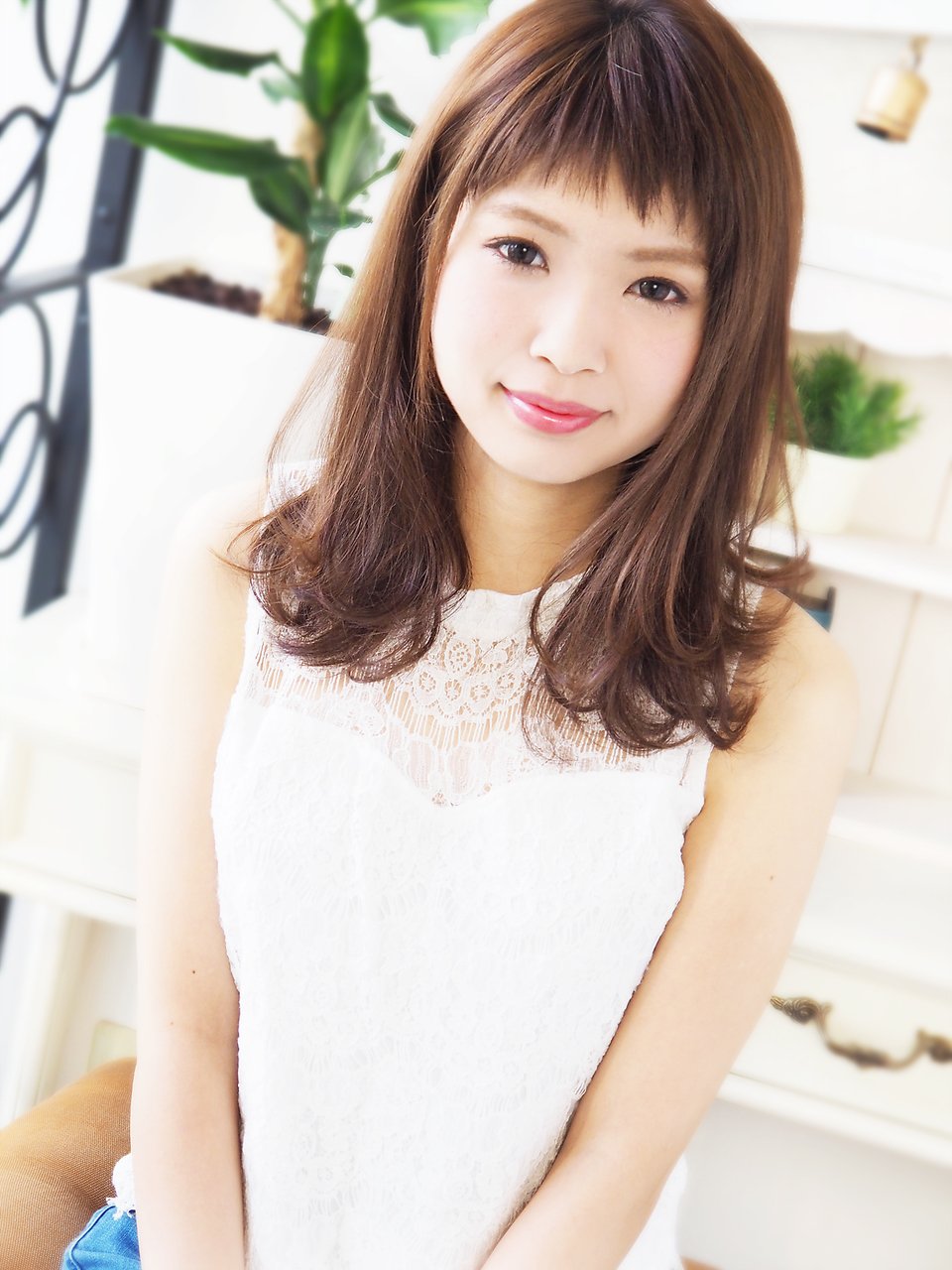 【ジュレベール松田】 かわいい女子☆外ハネエアリーセミディ