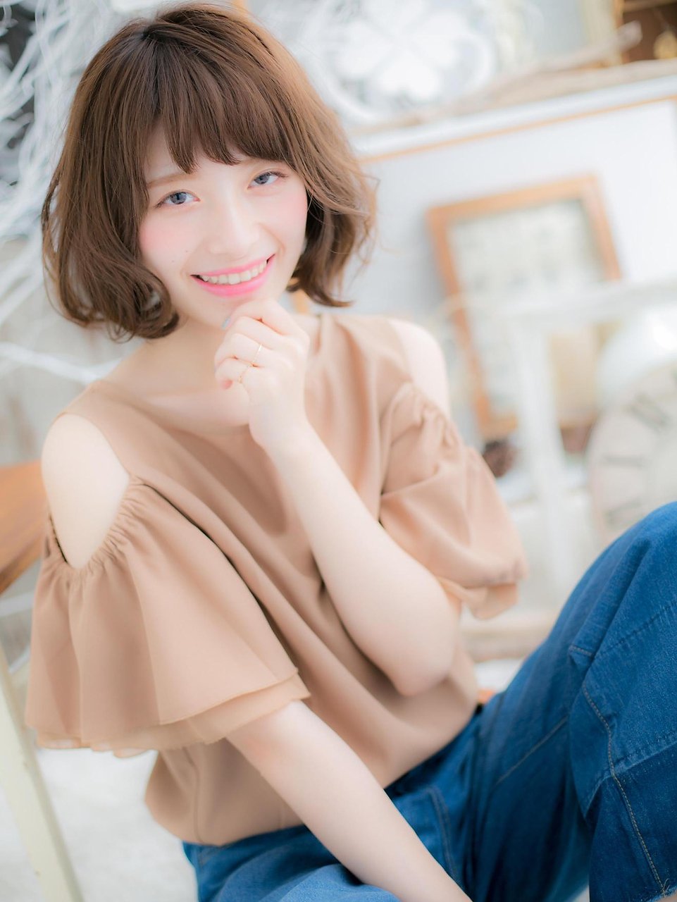 【技あり☆カラーでカジュアルボブ】