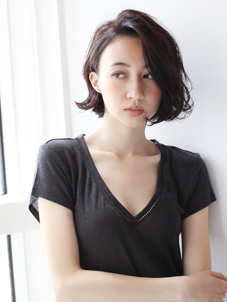 上質な大人黒髪ボブ
